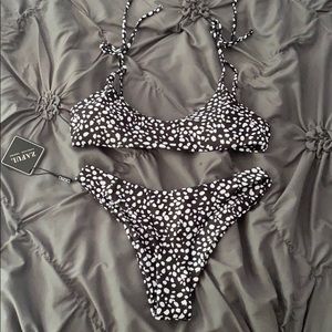 ZAFUL Dalmatian print bikini
